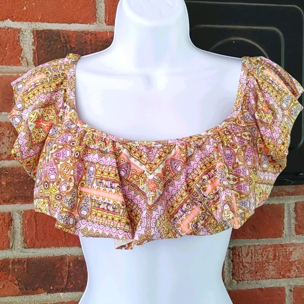 Victoria's Secret Cropped Bikini Top Size L